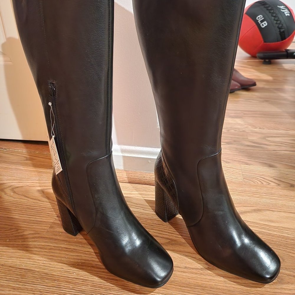 3 Inch Real Leather Boots - Picture 3 of 4